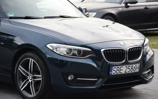 BMW Seria 2 cena 54900 przebieg: 217700, rok produkcji 2014 z Siewierz małe 254